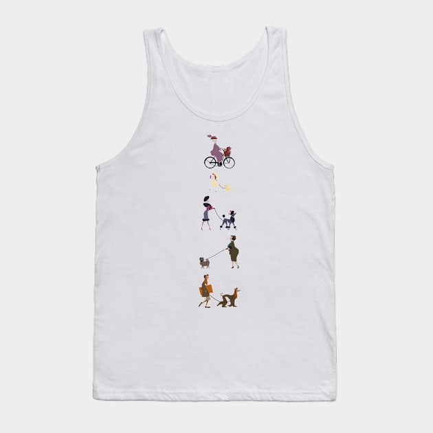 The Dog Walkers Tank Top by beefy-lamby